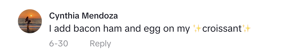 TikTok comment